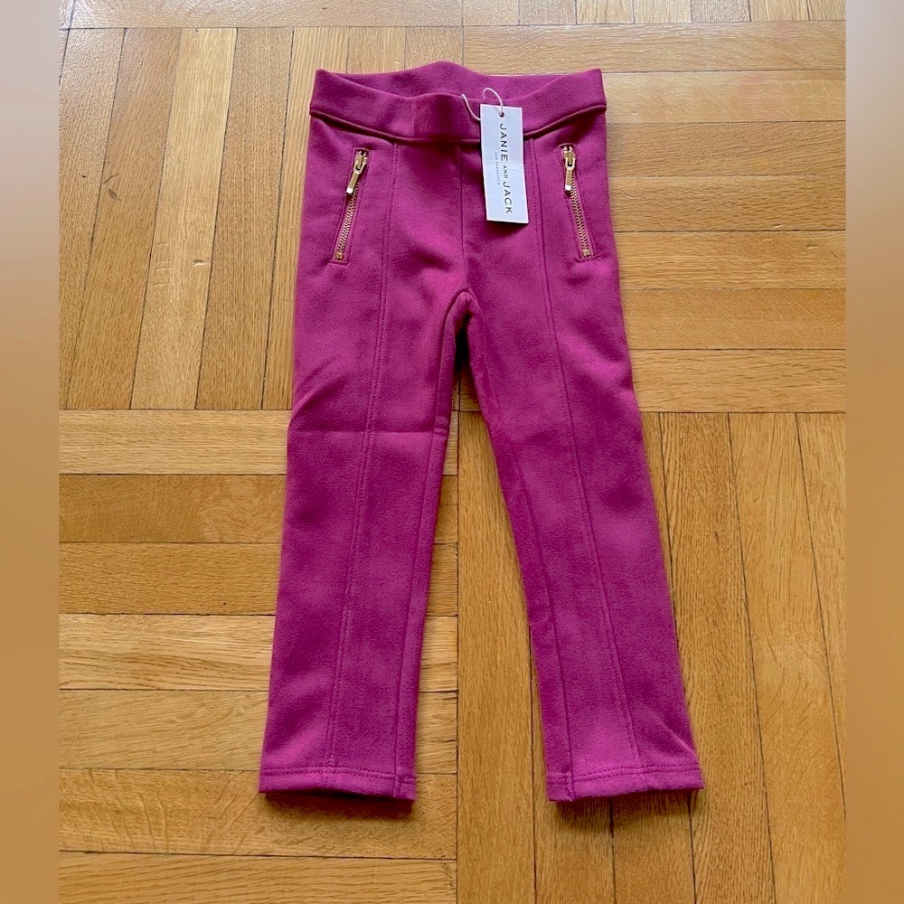 Janie and Jack Pink Faux Suede Leggings / Pants for Girls